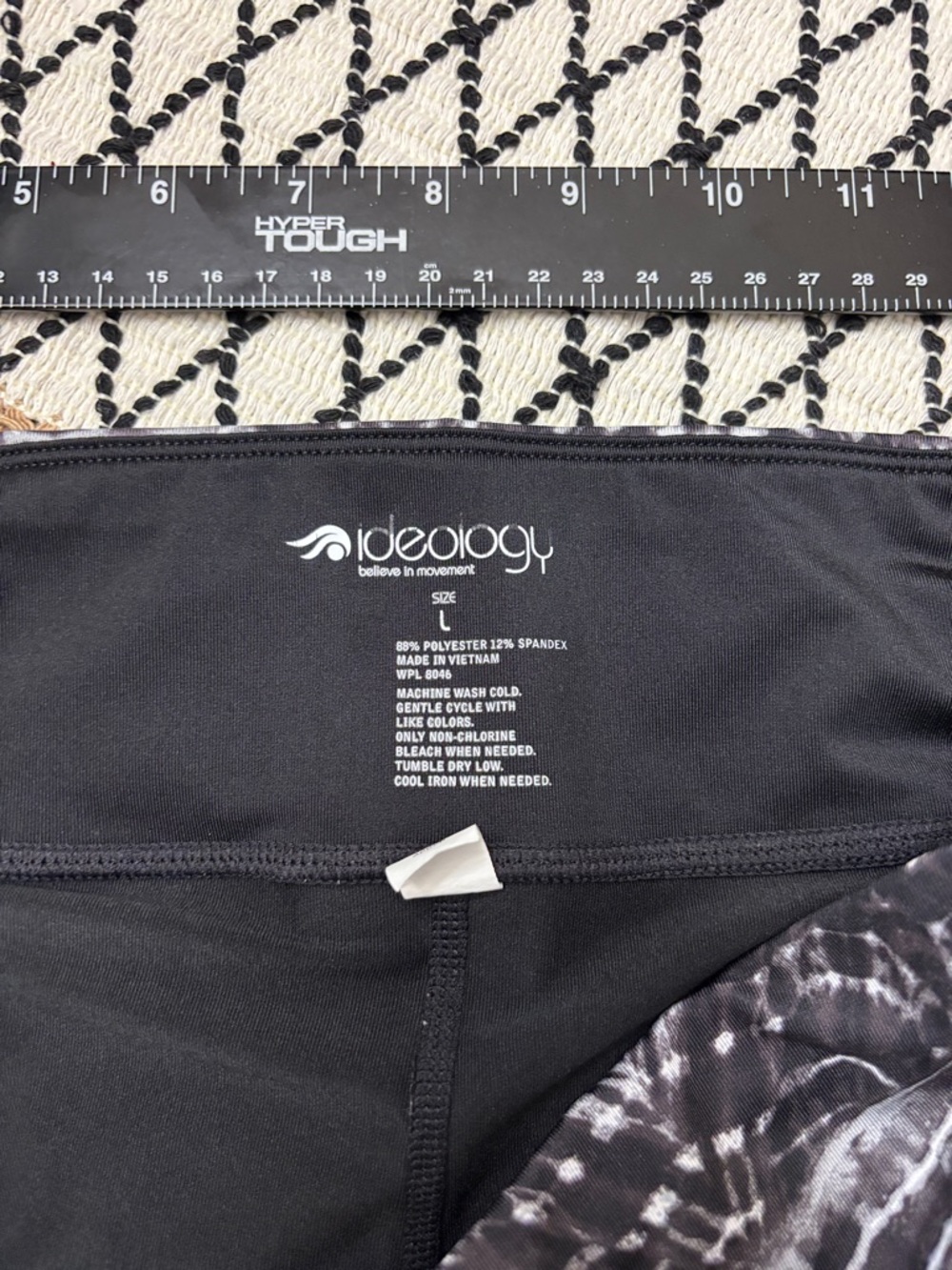 Ideology Black & White Geometric Circle Skater Skirt - Picture 2 of 8